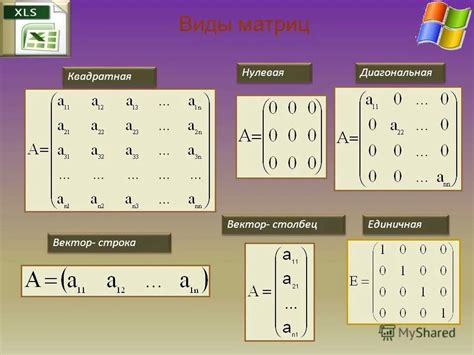 Структура простой матрицы