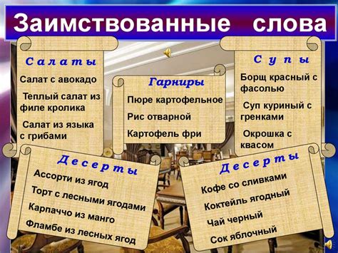 Структурирование уроков повторения лексики