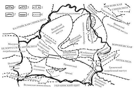 Структурные особенности кристаллического фундамента