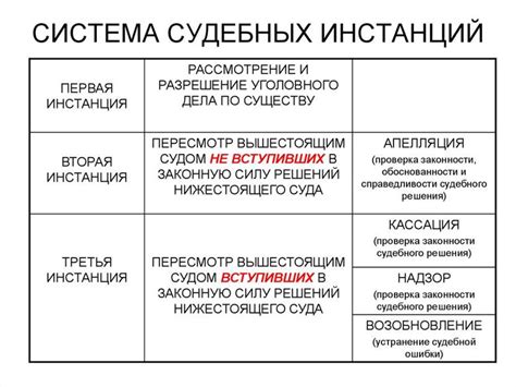 Судебные инстанции