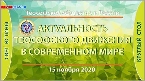 Теософия в современном мире: существующие теософские организации и сообщества