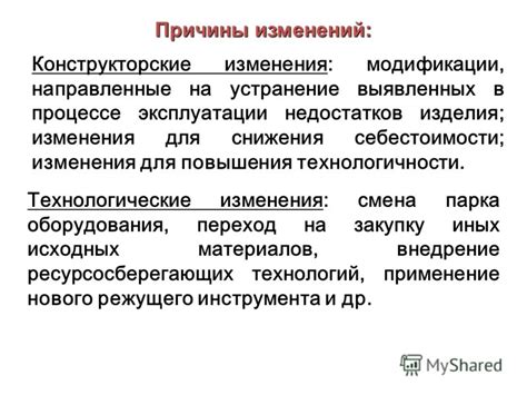 Технологические изменения: причины ухода объемов