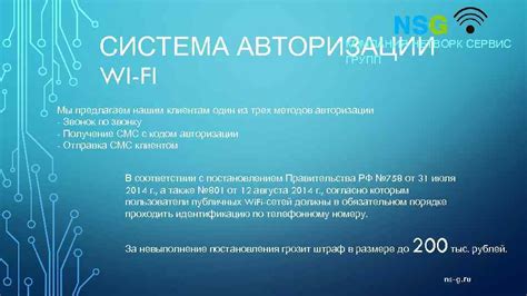 Типы авторизации Wi-Fi