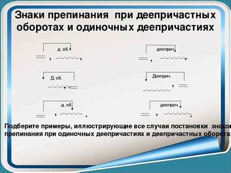 Тире с точками в деепричастных оборотах