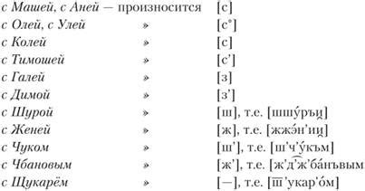 Транскрипция позиционного чередования