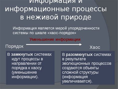 Улучшение упорядоченности информации