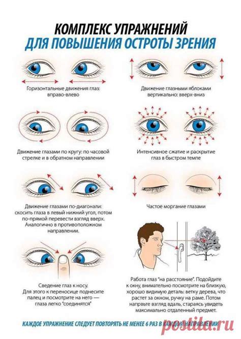 Упражнения для глаз
