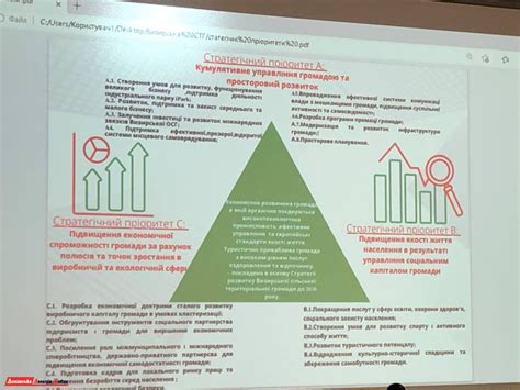 Участие в разработке стратегии развития