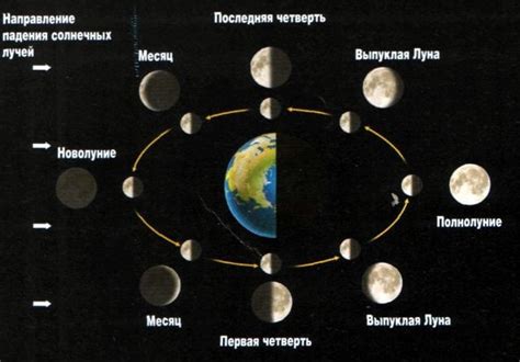 Фазы луны и полнолуние