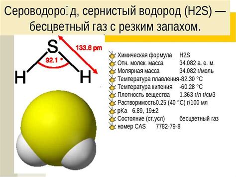 Физические свойства сульфида железа