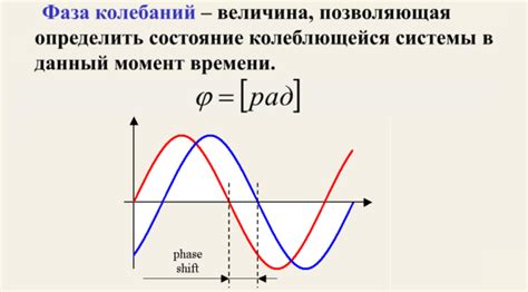 Формула и значения начальной фазы колебаний