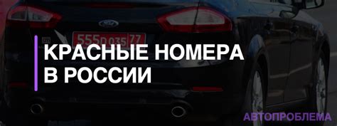 Функции государственного номера на красном фоне