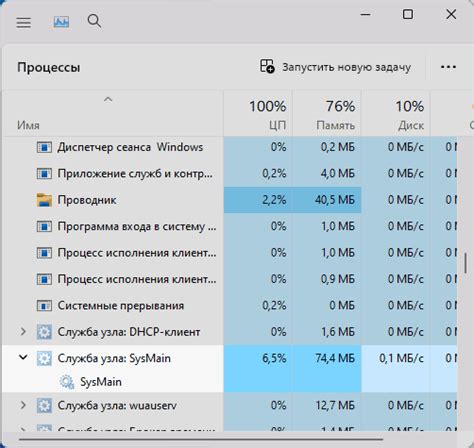 Функции и особенности службы узла sysmain