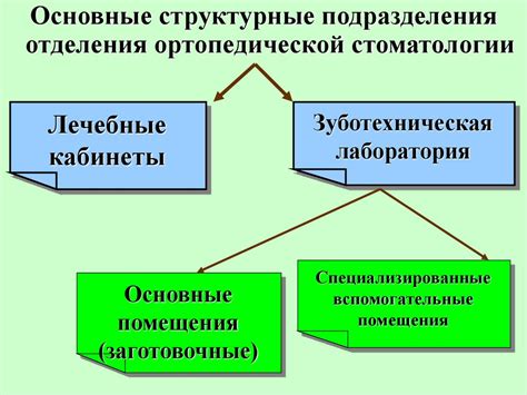 Функции ортопедического отделения