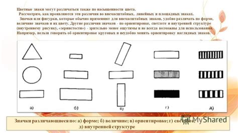 Цветные линейные знаки