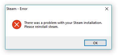 Что делать, если возникает ошибка "steam auth failed"?