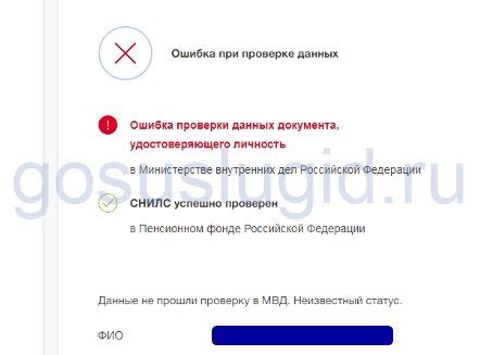 Что делать, если данные паспорта не проходят на госуслугах?