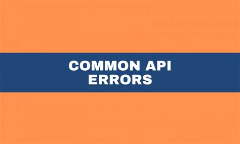 Что делать при возникновении API Error?