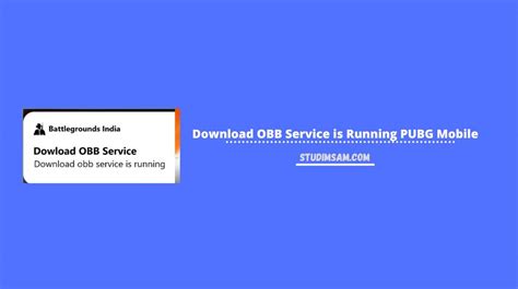 Что означает "download obb service is running"