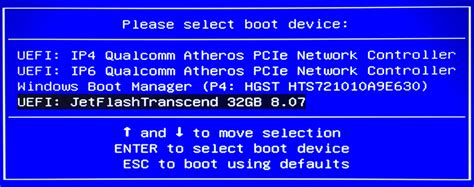 Что означает "unknown boot device"?