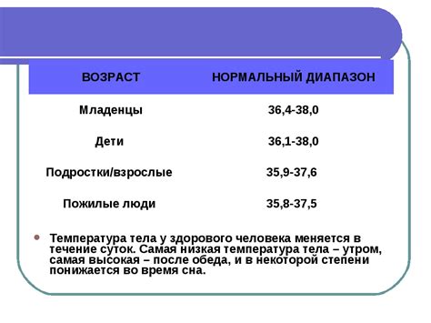 Что означает постоянная температура у человека?