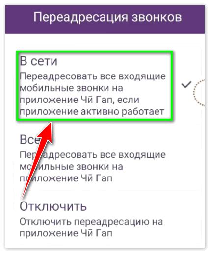 Что такое "Переадресация вызова отключена"?