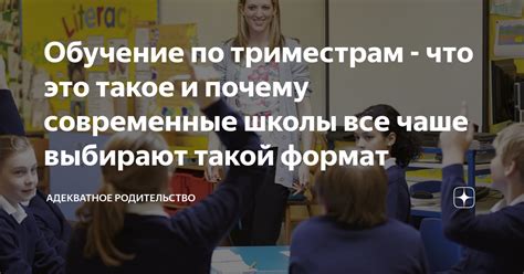 Что такое аттестация по триместрам