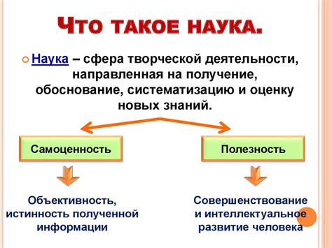 Что такое наука?