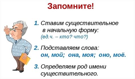 Что такое начальная форма имени существительного