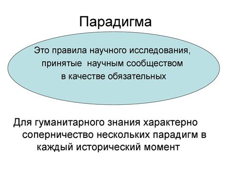 Что такое парадигма