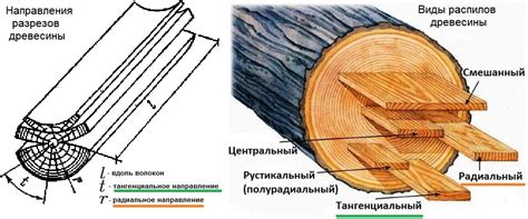 Что такое поперек волокон дерево?