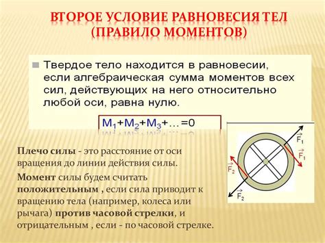 Что такое равновесие тел