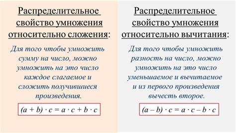 Что такое распределительное свойство?