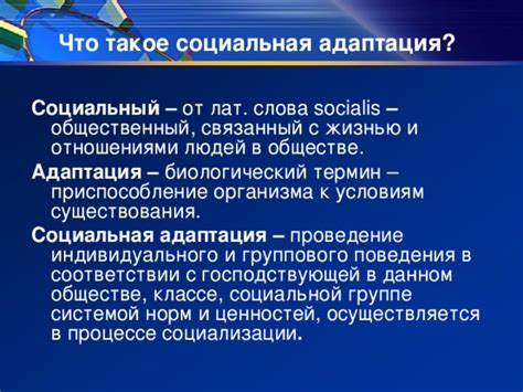 Что такое социальная адаптация и как стать социально адаптированным?