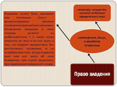 Чужое незаконное владение и его определение