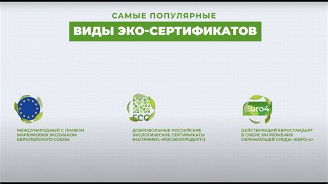 Эко-сертификация и стандарты