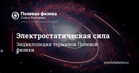 Электростатическая сила: понятие и примеры