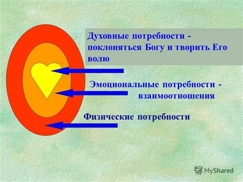 Эмоциональные и физические потребности