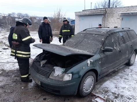 Эмоциональные переживания при виде горящего автомобиля