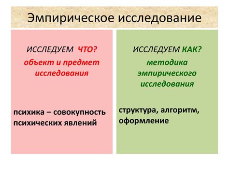 Эмпирическое исследование: как практика объясняет науку