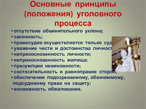 Этапы обвинительного процесса