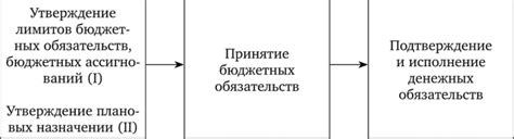 Этапы процесса санкционирования расходов