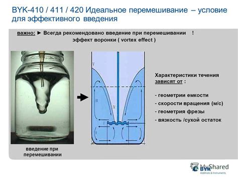 Эффективность турборежима при перемешивании и взбивании продуктов