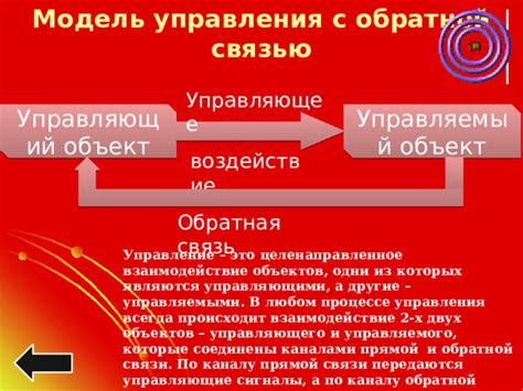  Взаимодействие обратной связи и рулевого управления 