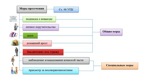  Возможные меры пресечения 