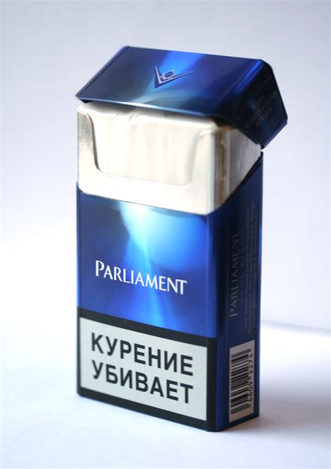 Parliament - сорта сигарет по крепости