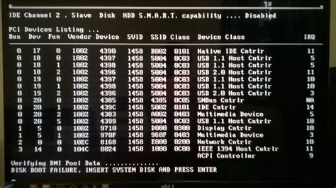 System boot fail: причины и решение проблемы