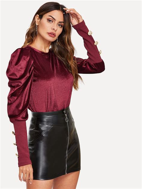 Velvet top: элегантная мода